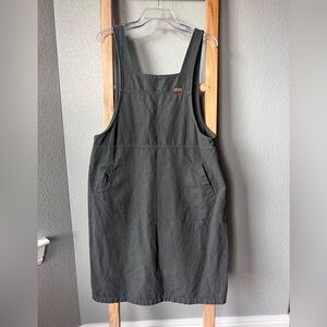 Lordly Dark Green Overall Style Smock Dress Size Large/XL